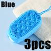 1-3 шт. Щетки для душа, для тела, силиконовый скраб для отшелушивания, двусторонние, массажер, инструменты для очистки кожи