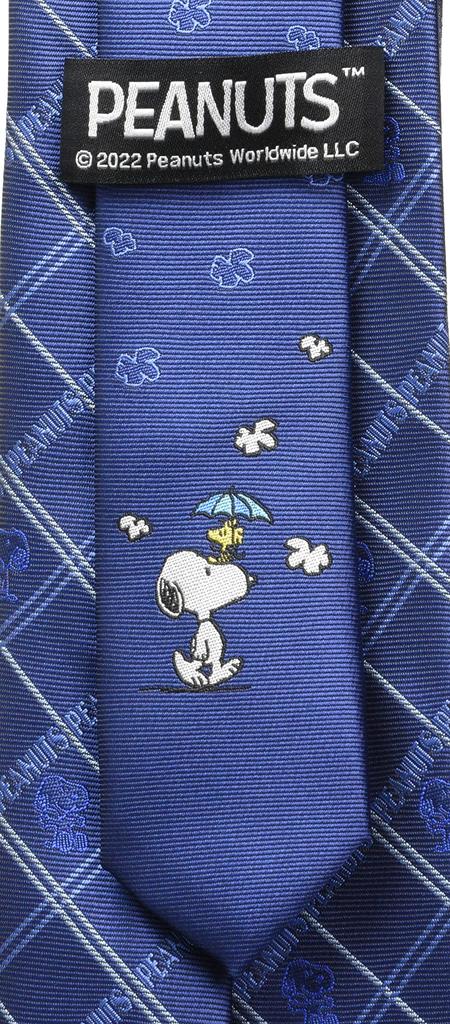 Галстук Peanuts Snoopy PND48170 Синий SNOOPY Деловой Брендовый Галстук Подарок