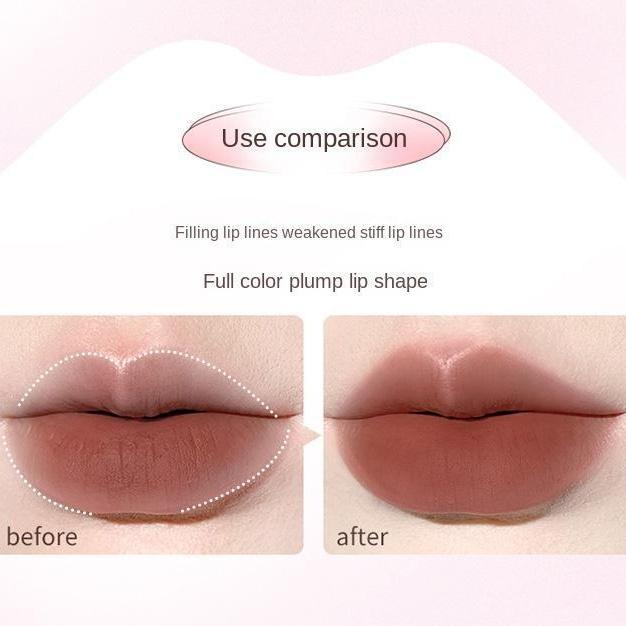 Lipstick Pen Outlines Lips Naturally Brightening Color Waterproof Lipstick Non-stick Cup Moisturizing Hydrating Lipstick Long-lasting Setting Makeup