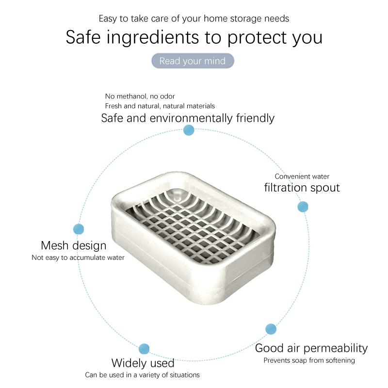 Сетчатая мыльница для туалета с двойным сливом, переносная мыльница без воды, органайзер для ванной комнаты