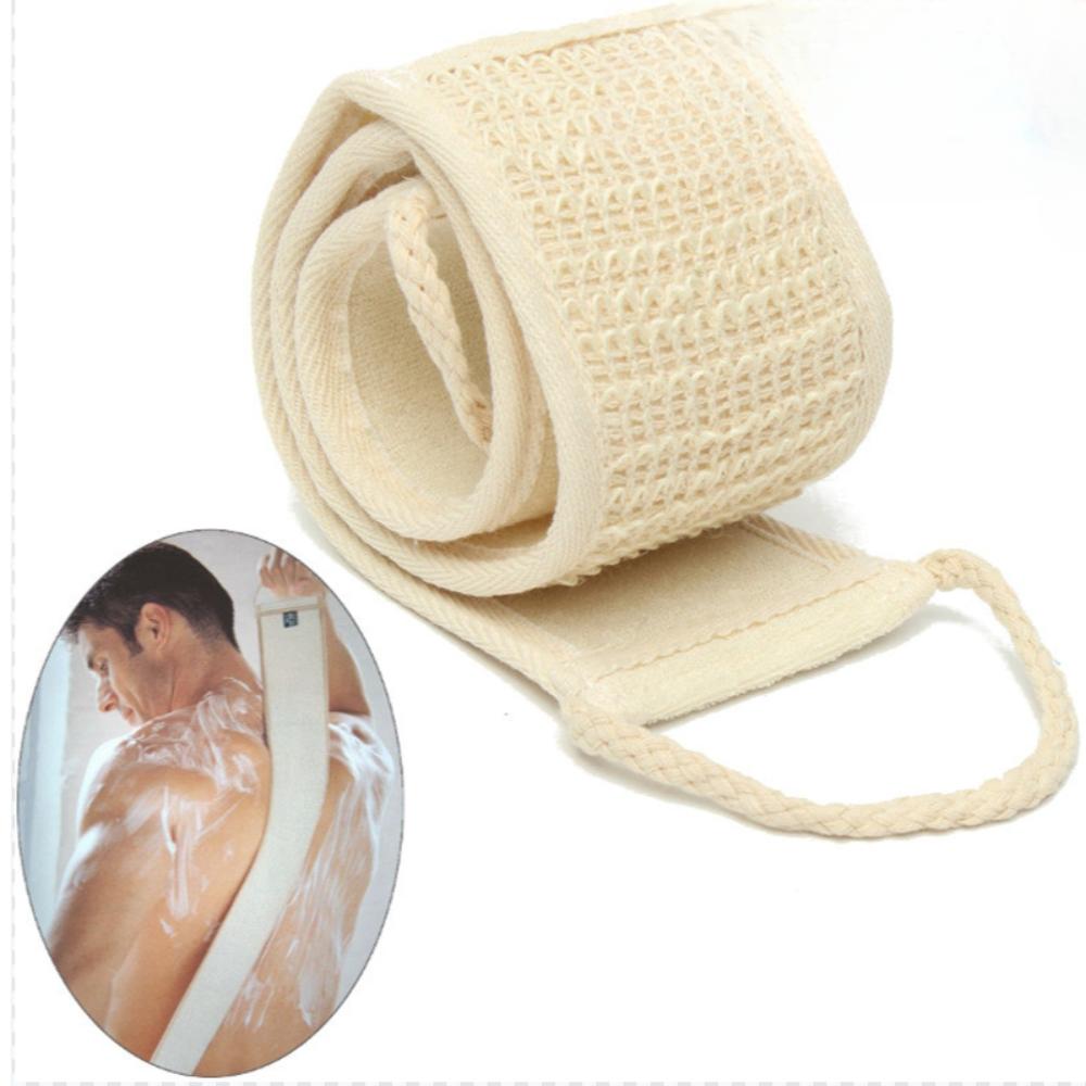 Скраб для спины, натуральный мягкий отшелушивающий люфа, ванна, унисекс, массаж, спа-скраб, губка, ремни, здоровье кожи тела, инструмент для очистки