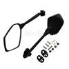 LMoDri Racing Motorcycle Mirrors Sport Bike Scooter Rear View Mirror For Honda CBR F4 HYOSUNG GT Kawasaki Ninja Long Rod