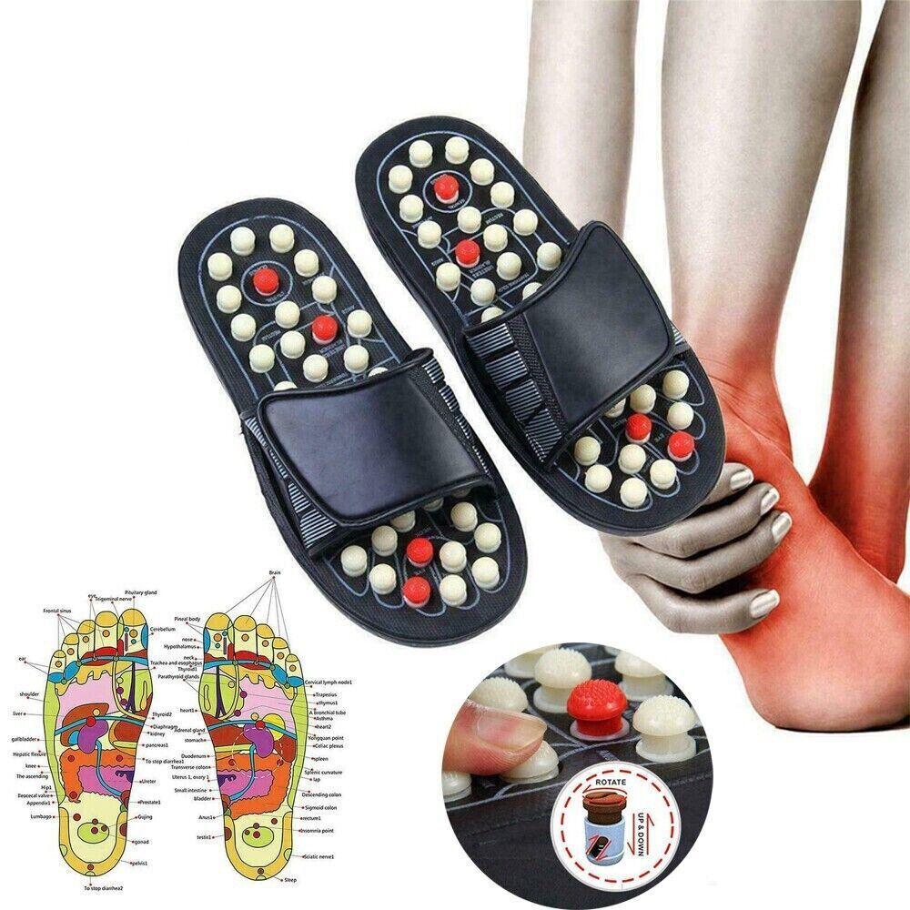 Обувь Расслабляющие подарки Повышение циркуляции Акупрессура Массажер для ног Тапочки Рефлексология Сандалии