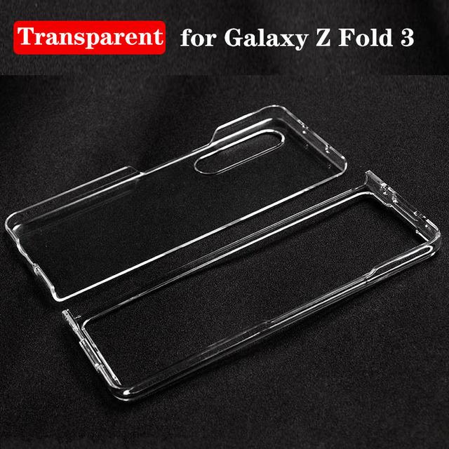 Защитный чехол спереди и сзади для Samsung Galaxy Z Fold 3 2, противоударные прозрачные чехлы из ТПУ для телефонов, чехлы для Galaxy Z Fold 3