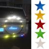 Five-pointed Star Reflective Stickers Car Exterior  Accessories Car Safety Mark Car Stickers