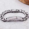 Религиозные христианские браслеты с верой и верой, мужские звенья цепи длиной 12 мм, браслет с крестом на руке, браслет из нержавеющей стали с ювелирными изделиями из фианита