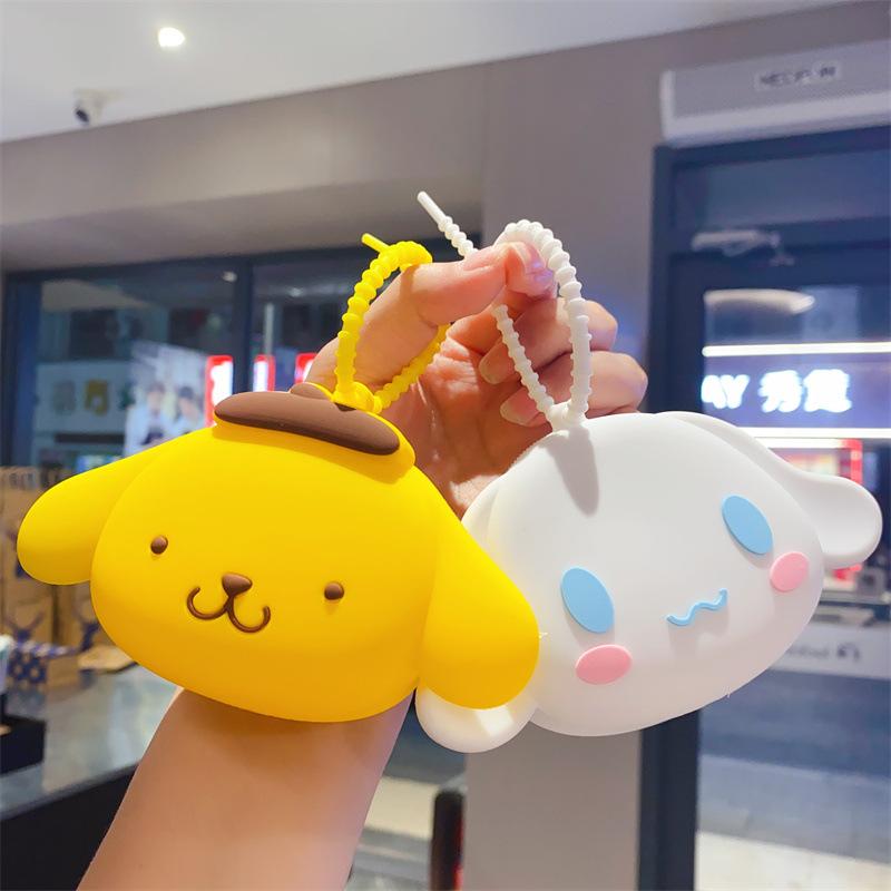 Мультяшный кошелек для мелочи брелок милый силиконовый кошелек для мелочи мини-сумка детский кошелек игрушка-автомат с куклой подарок