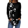 Ropa Mujer Tendencia 2024 Tops For Women Fashion Women'S Casual Long Sleeved Round Neck Printed Tops Ropa De Mujer Y2k
