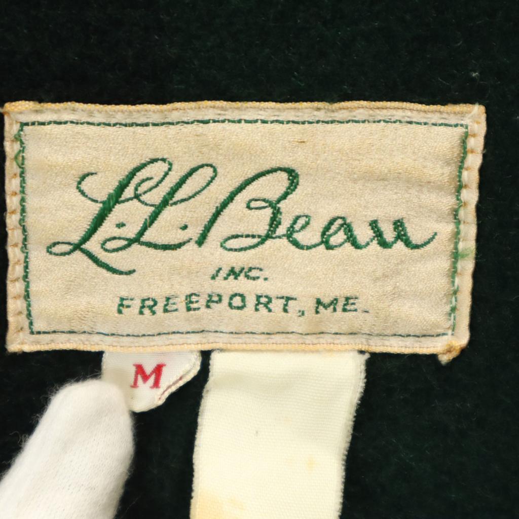 L.L.BEAN Винтажная куртка на молнии 70-х годов с курсивным ярлыком M Зеленая система Мужская Б/У