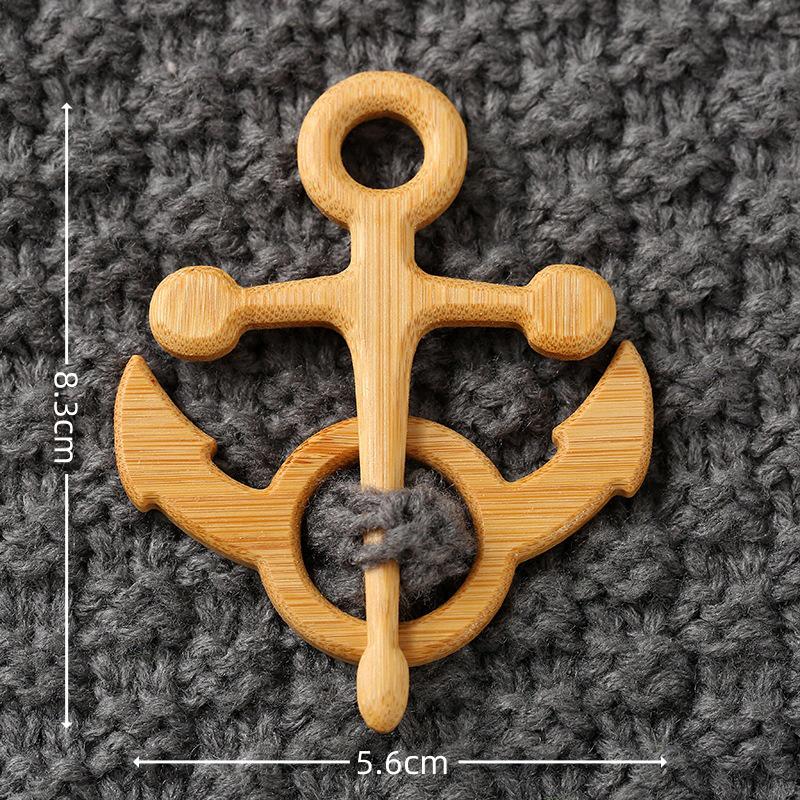 Новая деревянная брошь-булавка с рисунком животного - уникальный подарок