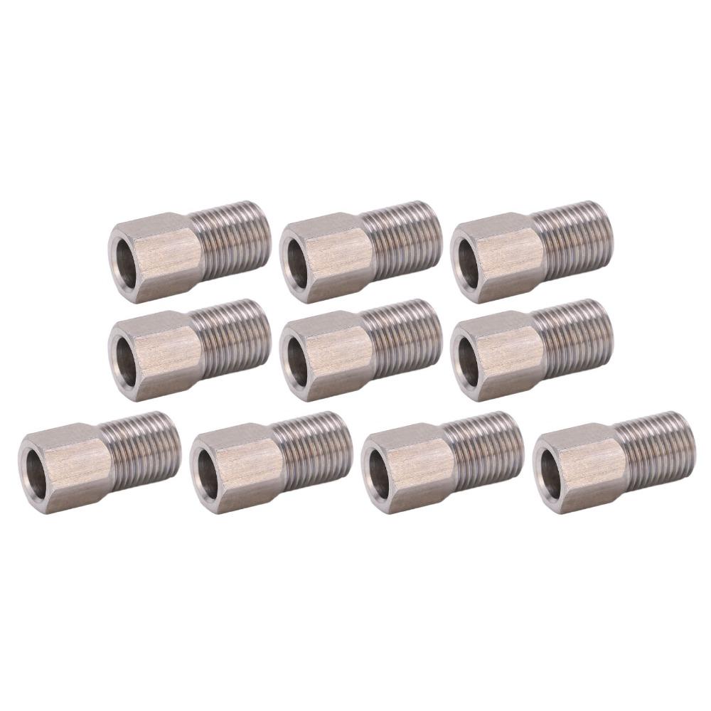 10pcs Stainless Steel Hydraulic Brake Hose Compression Nut  for Disc Brake Assembly