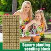 Seedling Grow Plug Sponge Block Starter Rock Wool Planting Grow Cubes Hydroponics Cuttings Garden Plant Propagation Grow Supply