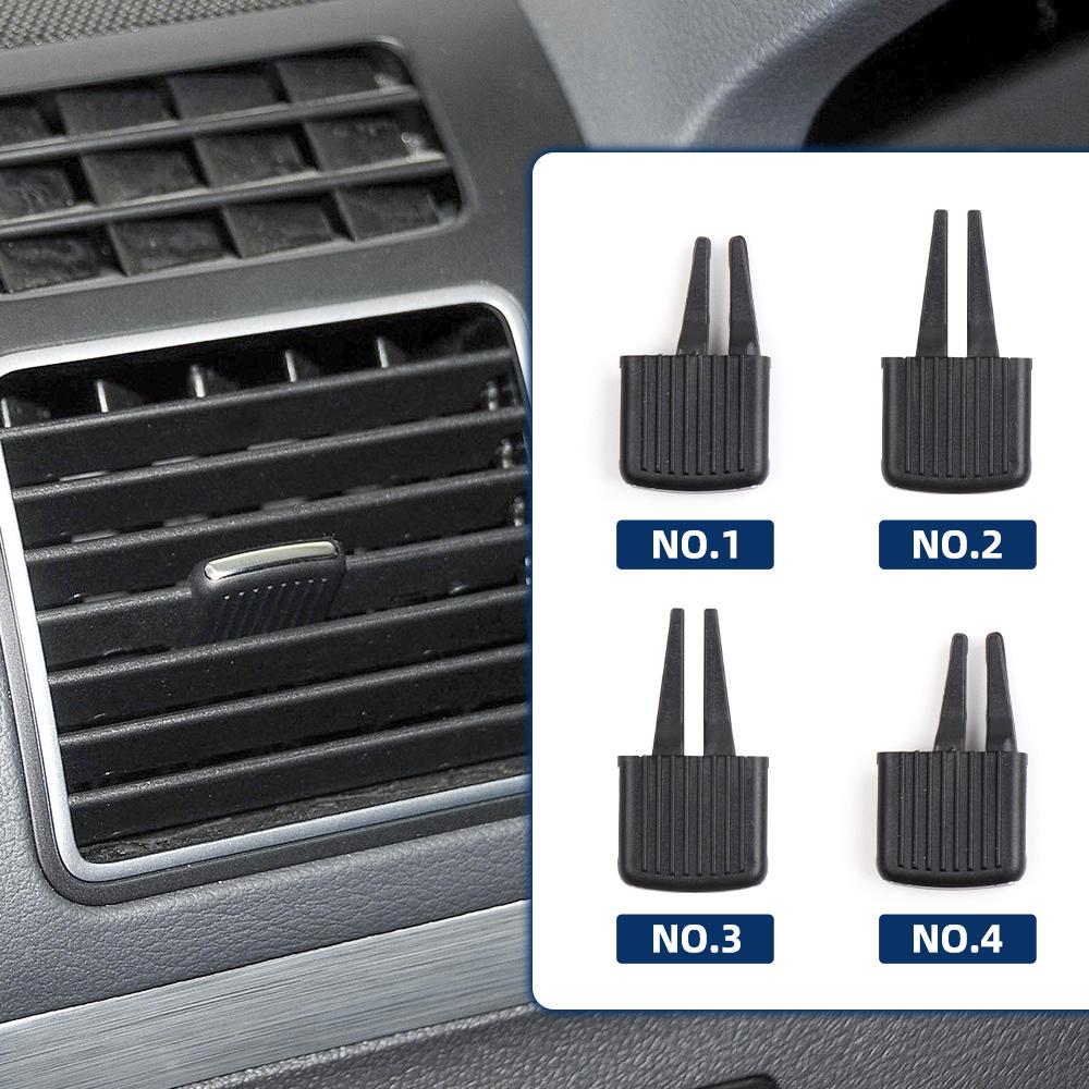Для VW Touran 2005-2015 Черный Автомобильный Передний Дефлектор Кондиционера Выходное Отверстие Защелка Ремонтный Комплект 1TD819703A