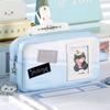 Handheld Pen Bag Large Capacity Pencil Pouch Portable Stationery Organizer  Gift