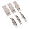 10Pcs Steel Crimp Jaw Hook Watch Band Clasps Diy Jewelry Connect Lace Buckle