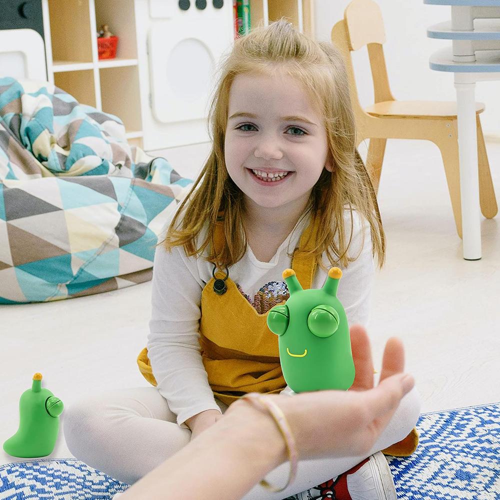 Игрушки с зелеными насекомыми, вылезающие глаза от беспокойства, игрушка для людей с аутизмом, подарок на Рождество и день рождения