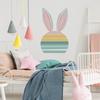 Креативный кролик раннего утра спальня гостиная домашний фон украшение настенные наклейки