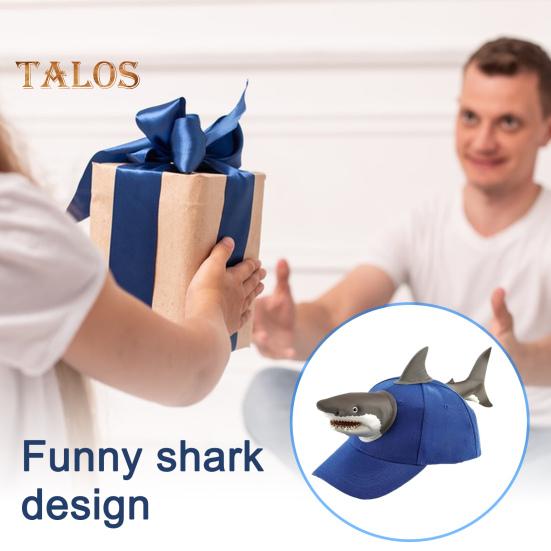 Новинка, бейсболка с изображением акулы, забавная бейсболка с изображением акулы для рыбалки и вечеринок, подарки для мужчин и пап