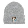 Father Family Print Knitted Hat Beanie, Skull Cap Thermal Cozy Sporting Bonnet Knit Cap Beanie