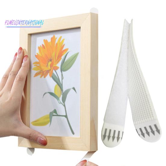 12 пар подвесных лент для больших картин — сверхпрочные липкие вешалки для картин на стенах, клейкие ленты для плакатов без дырок и повреждений