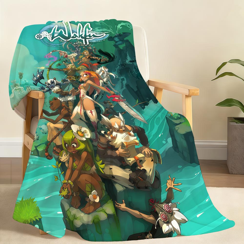 Classic Game D DOFUS ES play cycle system Blanket For Soft Throw Blanket for Picnic Bed Sofa Home Bedroom Cozy Warm Comfortable