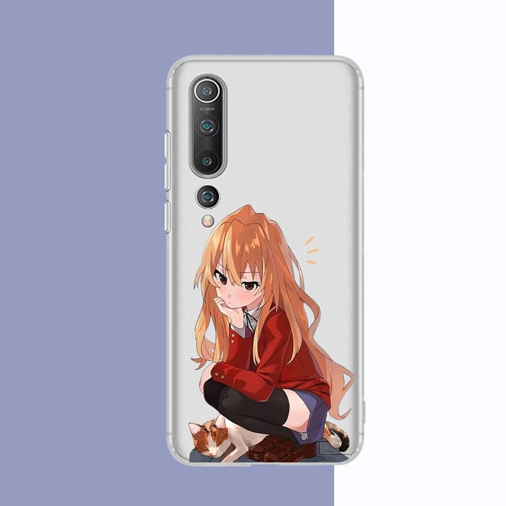 Чехол для телефона Toradora Taiga Aisaka аниме Для Samsung S 20 21 22 23 для Redmi Note7 8 9 10 для Huawei P20 30 40 Прозрачный чехол