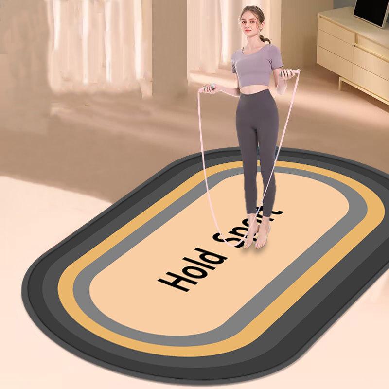 Anti-Slip Skipping Rope & Yoga Mat for Home Fitness – Sound Insulating & Shock Absorbing