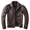 Casual Real Cowhide Genuine Leather Jacket Men Slim Mens Clothes Spring Autumn Men's Cow Clothing
