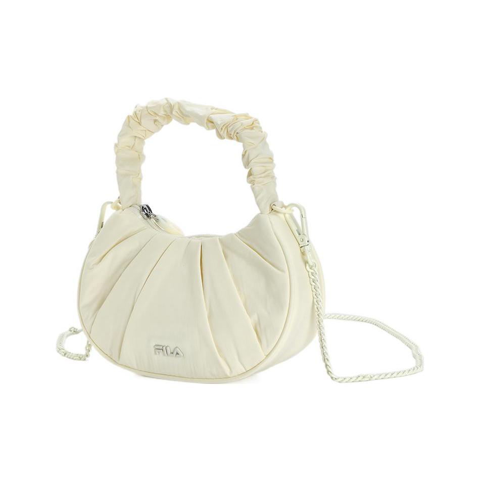 New FILA Heritage Fabric Cloud Bag, Handbag, Shoulder Bag, Crossbody Bag Regular Women's Cheese White F13W328163FIV