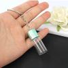 Мини-бутылочка желаний Брелок Для DIY Декора Поделки Стеклянная Бутылочка Подвеска Шарм для Женской Сумки