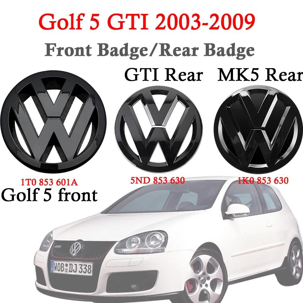 VW Accessories for Volkswagen GTI Golf5 MK5 2003-2007 127mm Front Grill Cover 110mm Rear Trunk Lid cover Car Styling Logo zj7