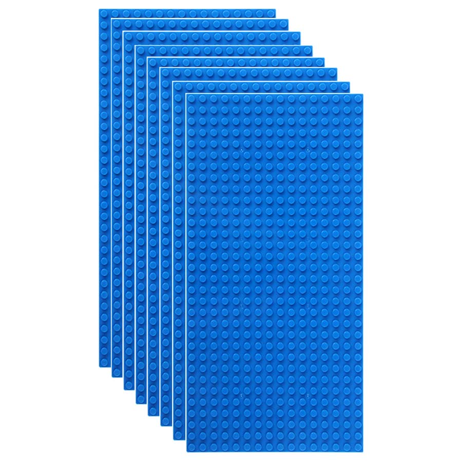 8 шт. 16x32 Точек Классические Базовые Пластины MOC DIY Пластиковые Кирпичи Основания Город Dimensions Строительные Блоки Фигурки Конструкторы
