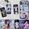 CJ48 Emilia Re Zero Ram Rem Soft Shell Phone Case for Redmi Note 8 9 Pro Max 9S 9T 9C NFC 8T 8A 10A A4