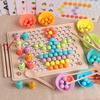 OY 3-in-1 Fishing Clip Beads Multifunctional Hand-Eye Coordination Exercise Grip Educational Toys