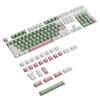 134PCS Keycaps OEM Profile Lotus Inspired Dual Color Injection Keycaps for Mechanical Keyboards Thick PBT