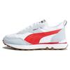 Rider FV Essentials - White Red Unisex Sneakers Platinum-Grey 387180-02