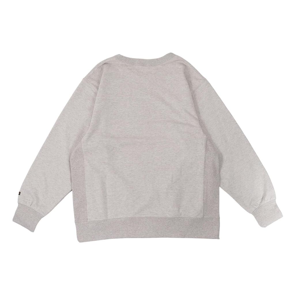 NANGA Eco Hybrid Mini Box Logo Embroidered Sweatshirt NW24411F013 LGRY XL Men's