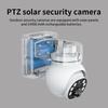 Full Color Solar Wire-Free Surveillance PTZ IP Dome Camera AI Humanoid Home Security Intercom CCTV Security Monitor