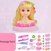 Simulation Half Body Barbie Doll  Make Up Braided Hair Princess Play Toy House