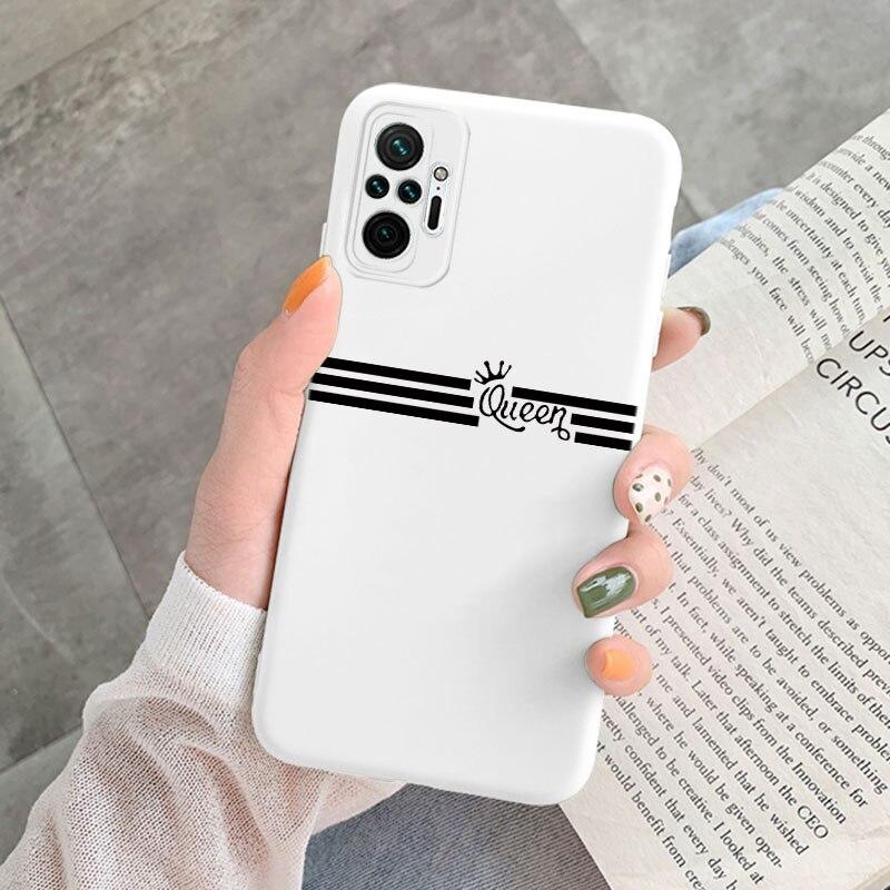 Чехол для Xiaomi Redmi Note 10 Pro, милое сердце, цветок, красивая планета, королева, король, силиконовая мягкая задняя крышка для Redmi Note10 10S 10Pro, чехлы 4G 5G