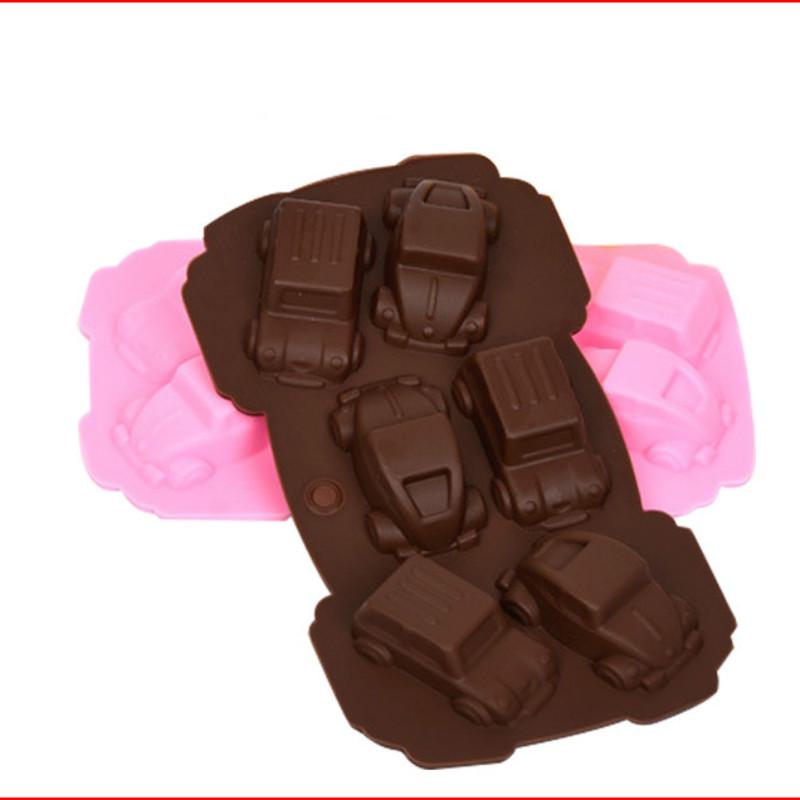 Автомобильная форма для шоколада, силиконовая форма для льда, форма для выпечки конфет, торта, форма для печенья, пудинга, кухонные принадлежности