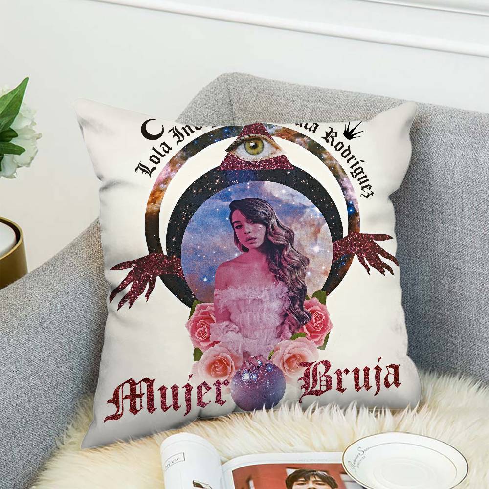 L-Lola I-Indigo Pillow Case Album Case Sofa Decorative Home Double-sided Printing Short Plush Cute Cushion Cover