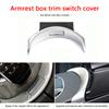 Chrome Center Console Armrest Switch Button Trim Cover for Mercedes Benz C GLC Class W205 W253 2015-2020
