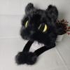 Winter New Cute Little Monster Plush Big Plush Hat Men's and Women's Cartoon Ear Protection Small Ball Big Eye Doll