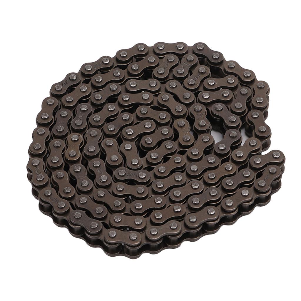 Bike Chain 25H 138 Links Metal Alloy High Strength Universal for 47cc 49cc ATV Pocket Mini Dirt Bikes