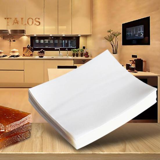 500 шт. упаковочная бумага для конфет, пищевая портативная, полезная, красивая, для изготовления шоколада, клейкая рисовая бумага для повседневной жизни