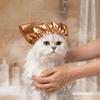Comfortable Cat Bath Shower Cap Waterproof Dog Bathing Hat Soft Pet Bathing Ear Cover  Pet Grooming