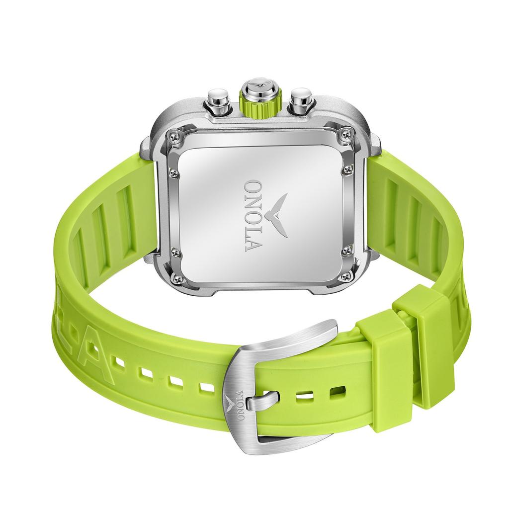 New TOP Brand Luxury Men's Watch With Box Fashionable Square Multifunctional Waterproof Men's Quartz Watches