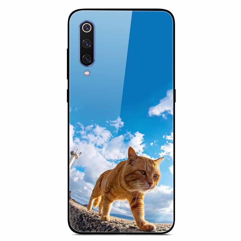 Чехлы для Xiaomi Mi A3 Роскошные Чехлы для Телефона из Закаленного Стекла Космические для Xiaomi MI 9 Lite Чехол 9lite MiA3 Жесткий Защитный Задний Корпус
