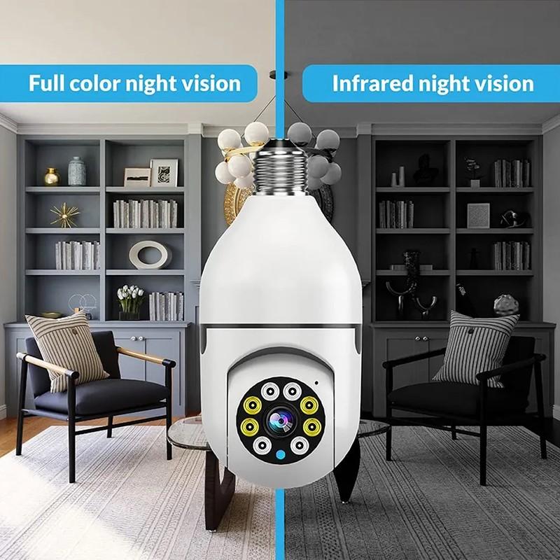 1080P 360 ° Wi-Fi Беспроводная камера наблюдения RC Ночное видение Автоматическая сигнализация слежения за телом 8-кратный цифровой зум Безопасность Радионяня